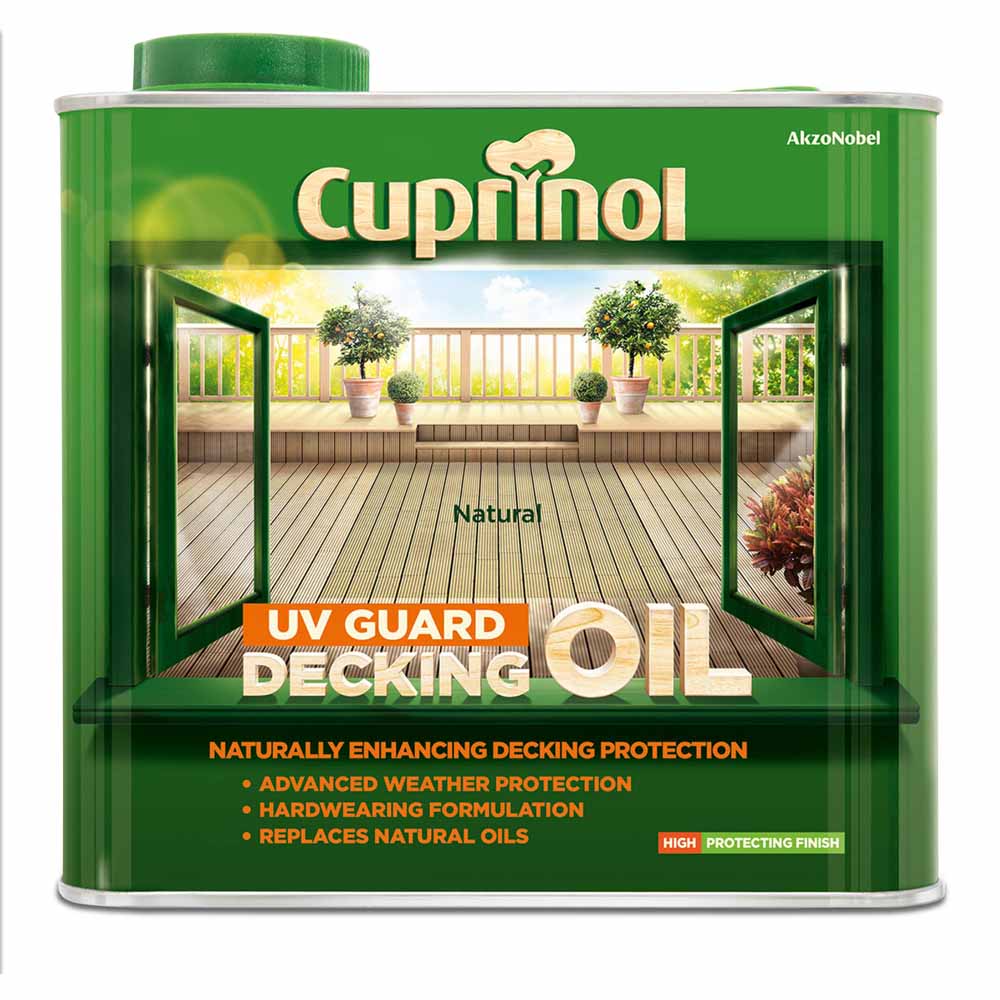 Cuprinol Natural UV Guard Decking Oil 2.5L Image 2