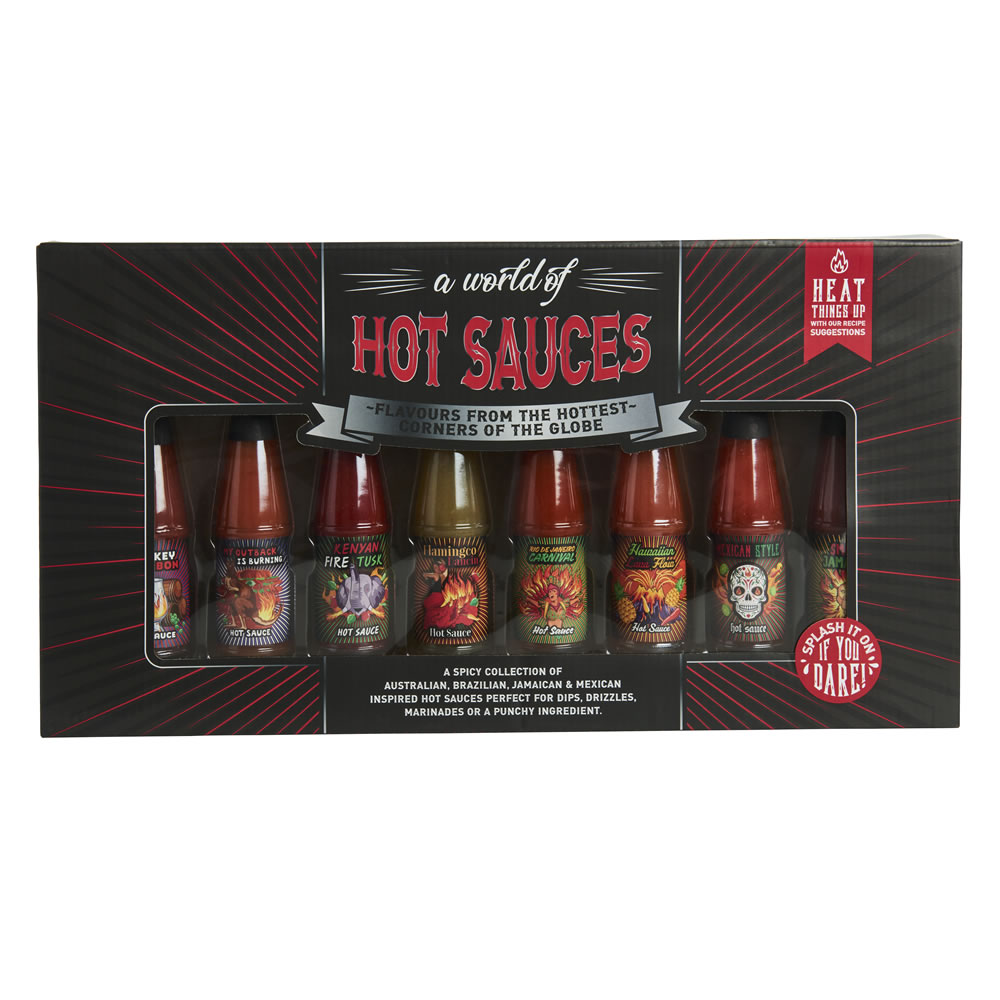 Wilko Global Hot Sauce Set 8pk Image