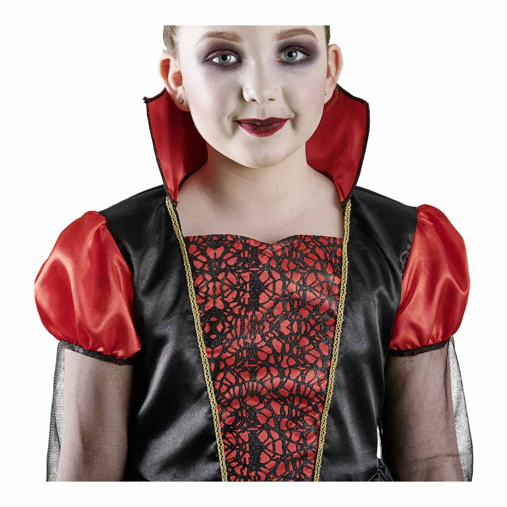 Wilko Halloween Vampiress Costume 9-10 Years Image 3