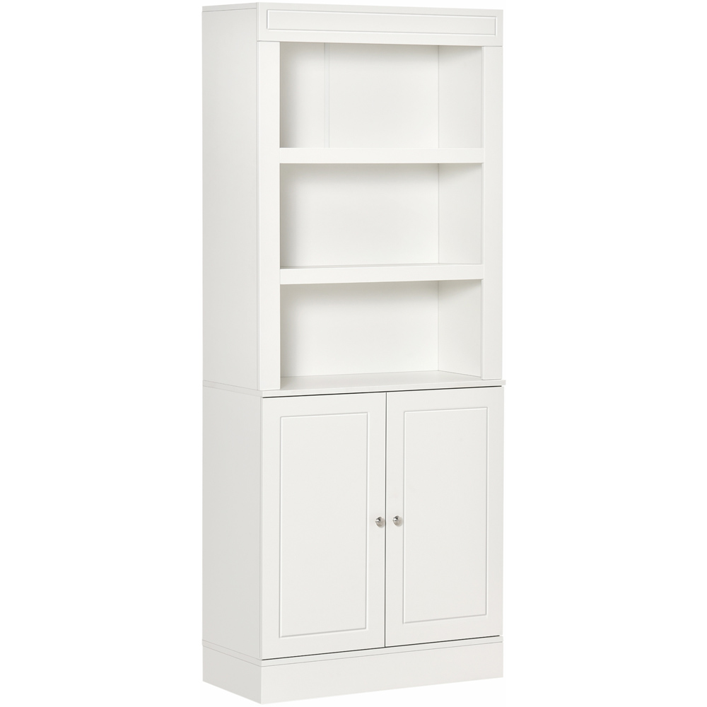 Portland 2 Door 3 Shelf White Display Cabinet Image 2