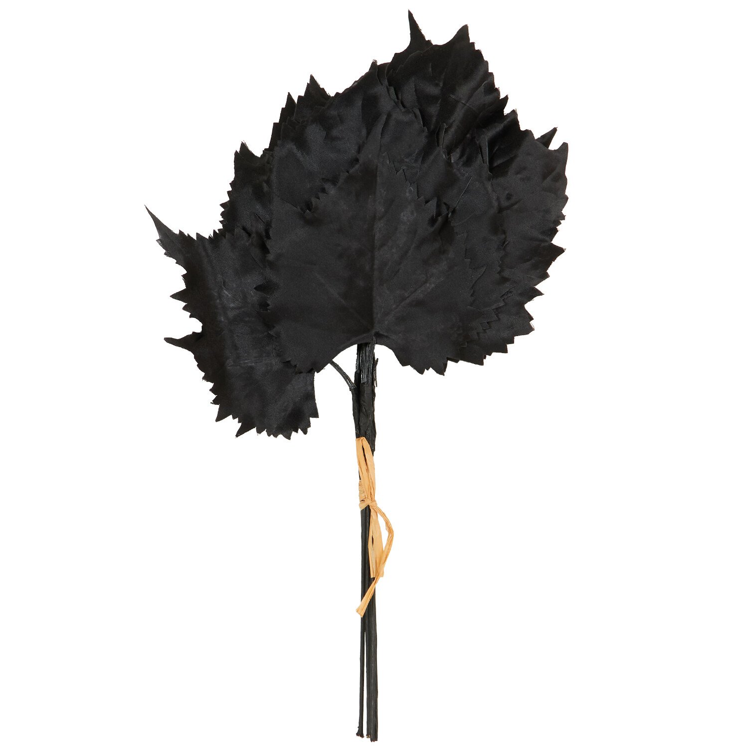 Halloween Wired Maple Leaves - Black Image 1