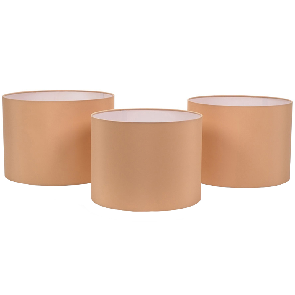 ValueLights Torbery Nesting Sand Pendant Lamp Shades with Diffusers 3 Pack Image 1