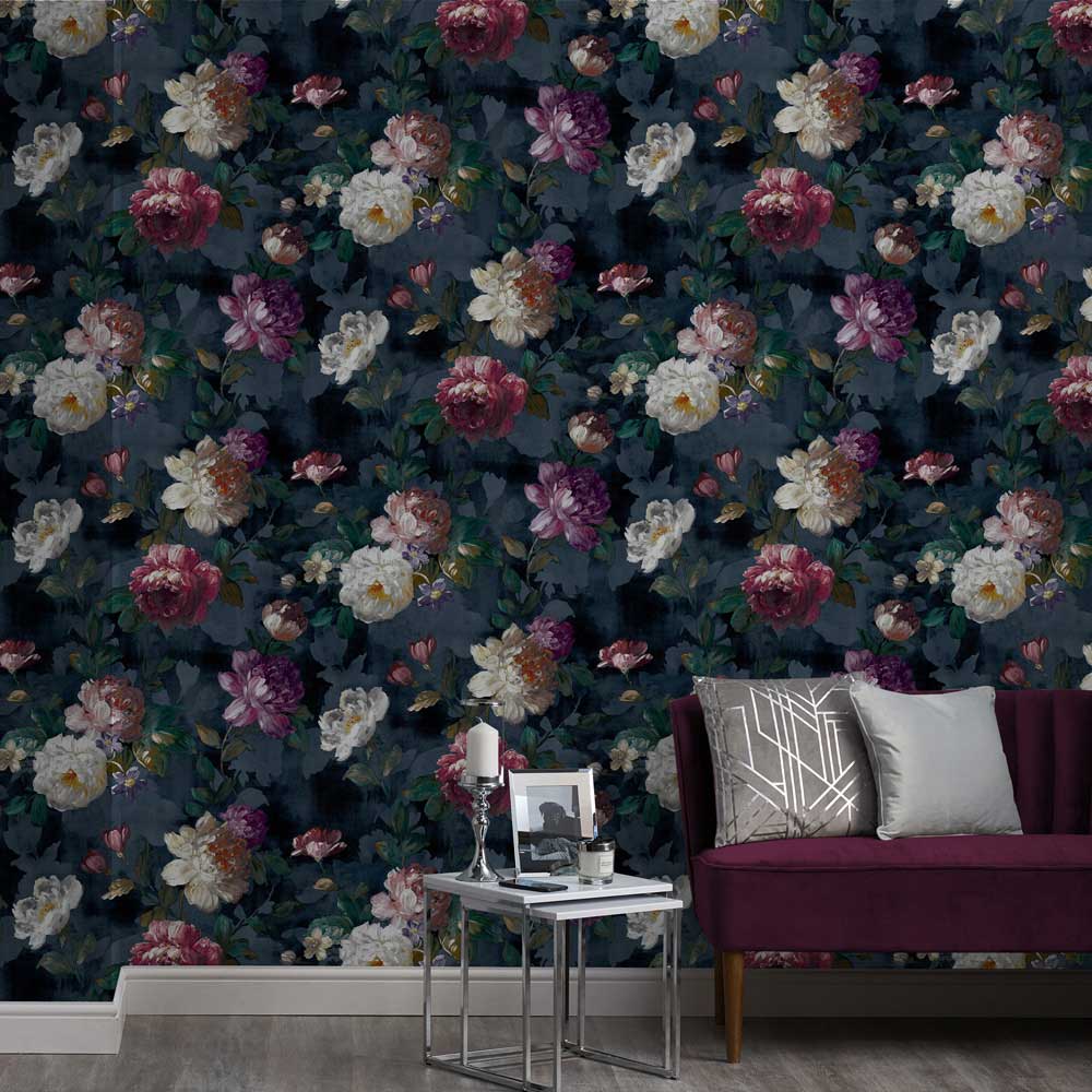 Superfresco Easy Isabelle Wallpaper Navy Image 3