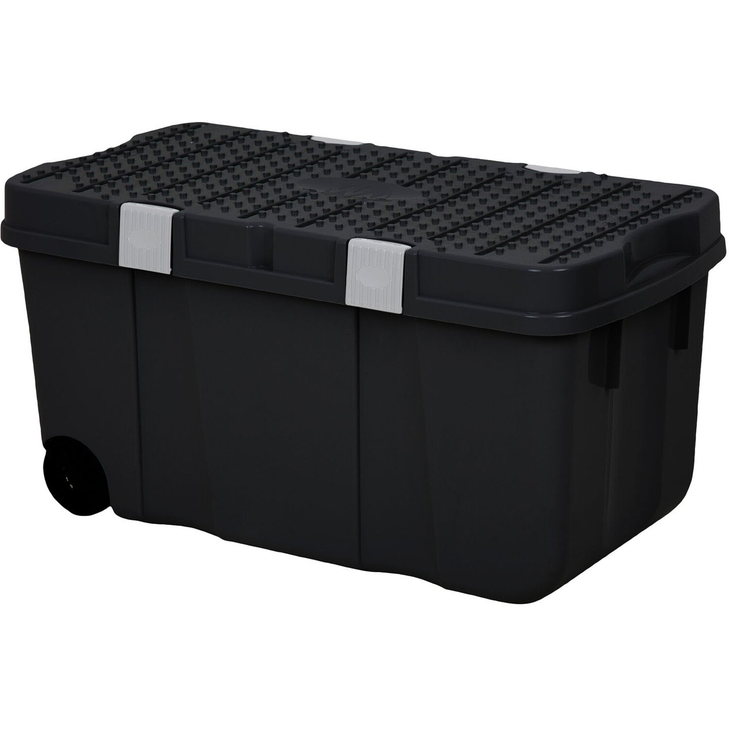 Wham 100L Tough Cart with Lid Black Image