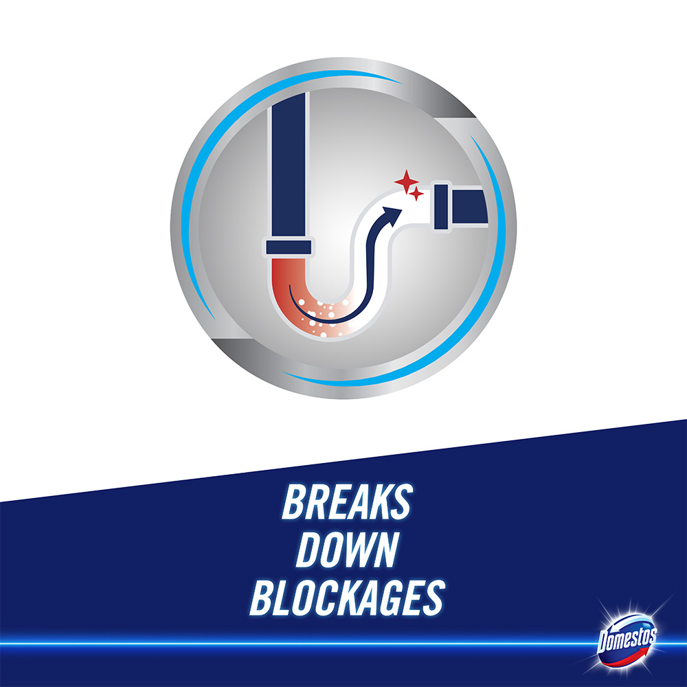 Domestos Sink and Pipe Unblocker 500ml Image 4