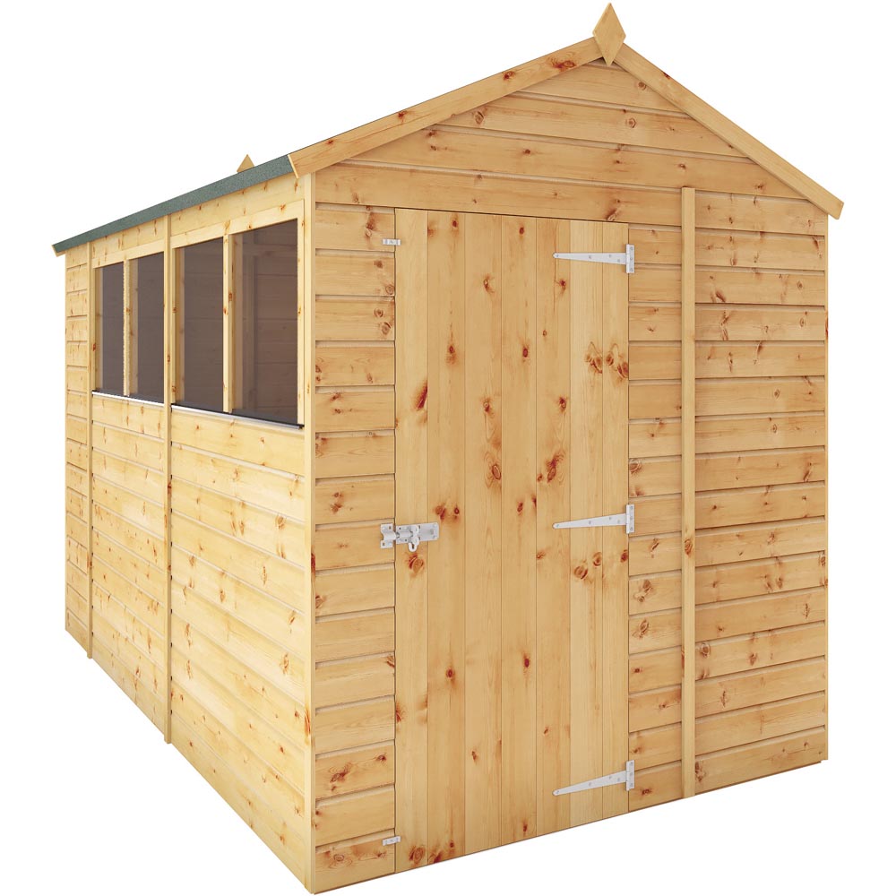 Mercia 10 x 6ft Shiplap Apex Wooden Shed Image 1