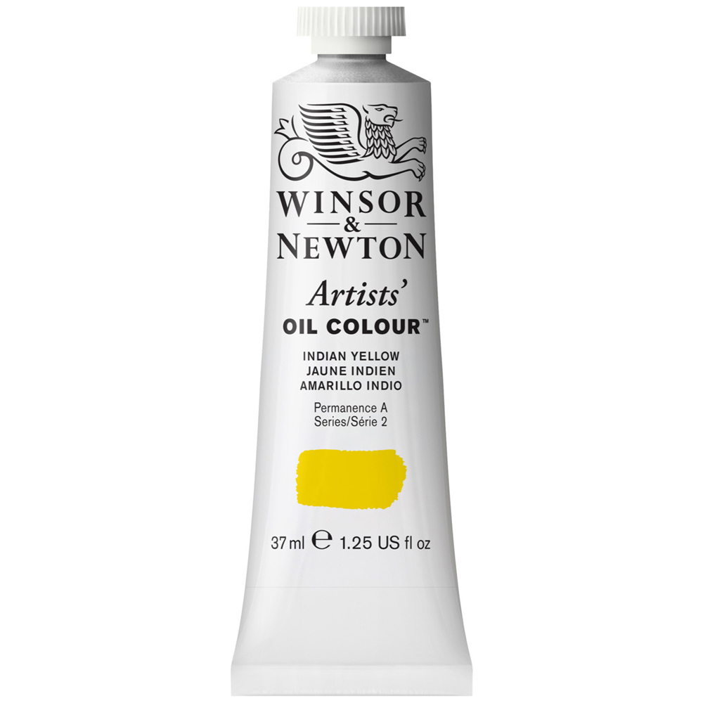 Winsor and Newton 37ml Artists' Oil Colours - Indian Yellow Image 1
