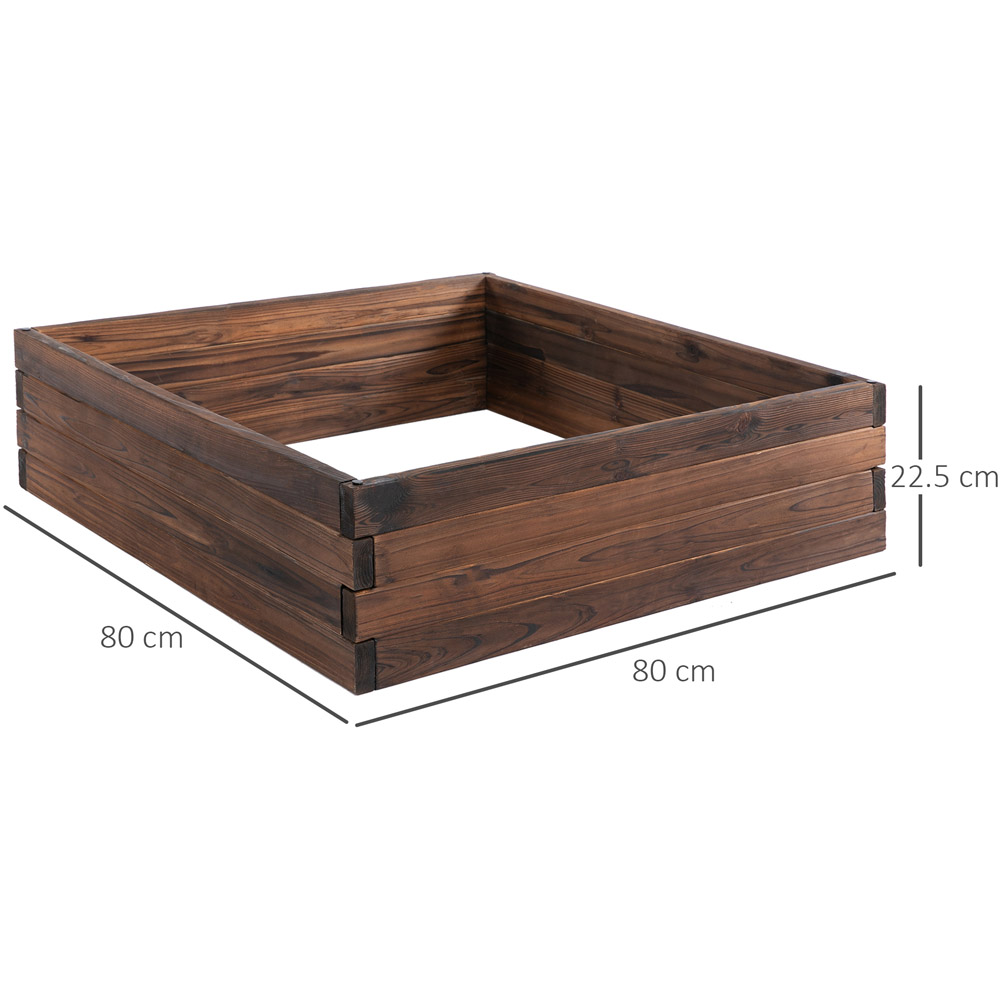 Outsunny Wooden Raised Garden Bed Planter 22.5cm Image 7