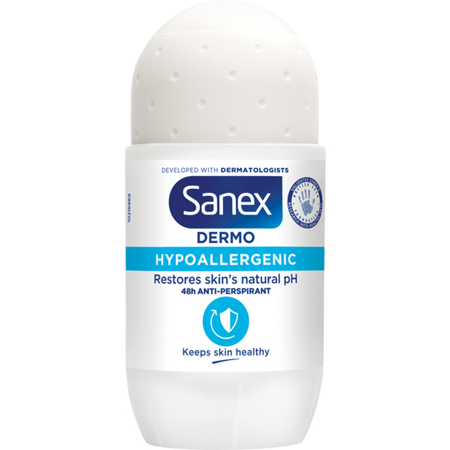Sanex Dermo Hypoallergenic Anti-Perspirant Roll-On 50ml - White Image