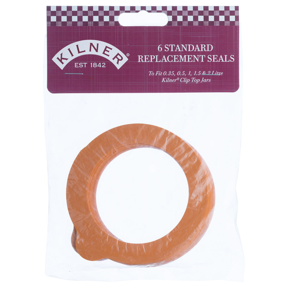 Kilner Standard Replacement Rubber Seals 6 Pack Image 2