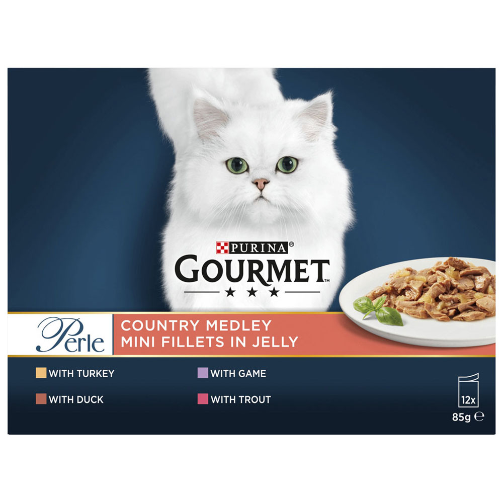 Purina Gourmet Perle Country Medley Cat Food Pouches 12 x 85g Image 3