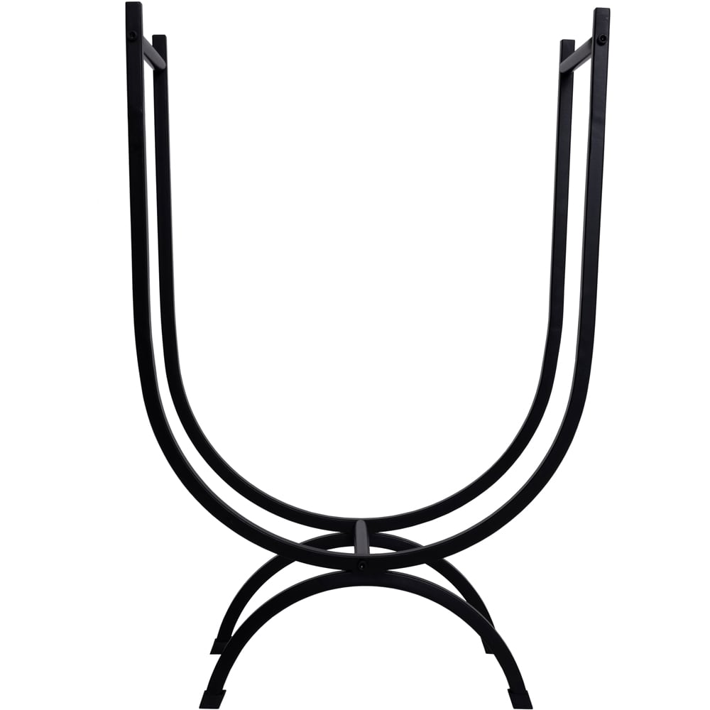 Charles Bentley Large Black Wrought Iron Log Holder Image 3