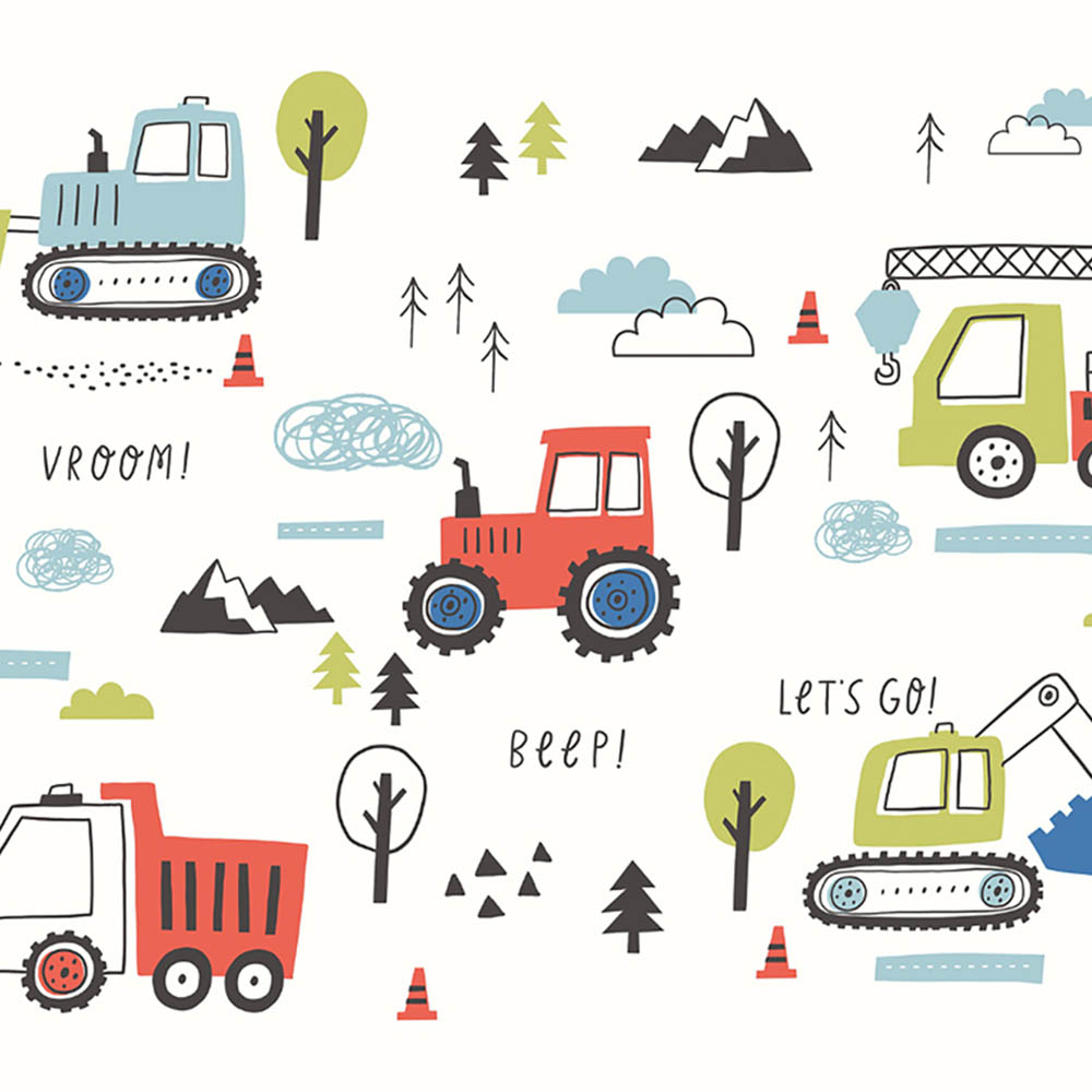 Origin Murals Abstract Floral Pink Wall Mural Image 2