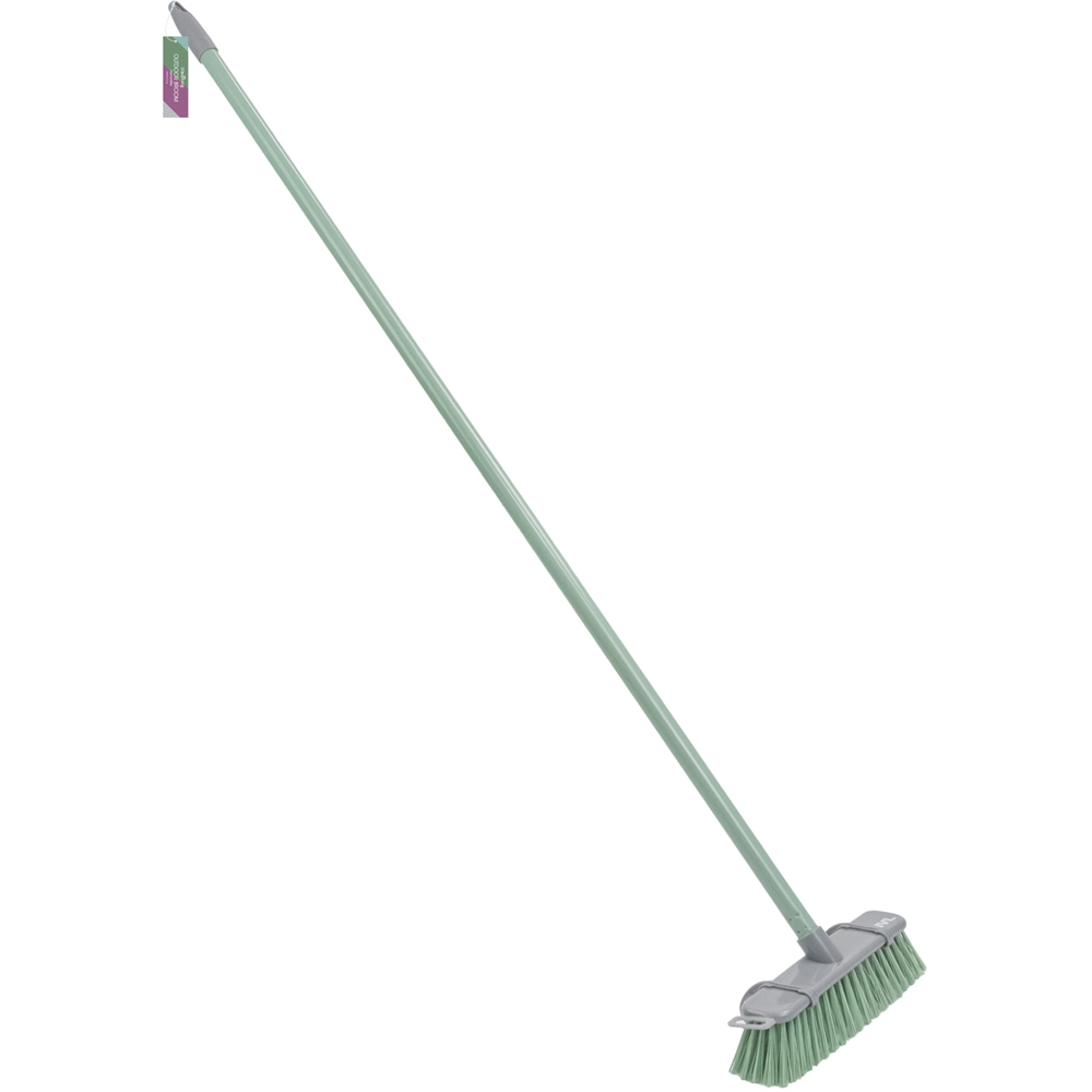 JVL Green Hard Bristle Angled Sweeping Brush Image 5