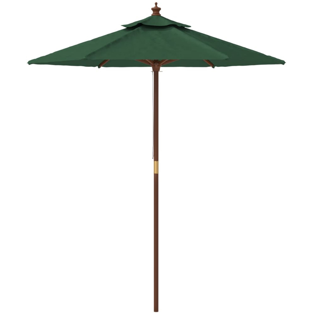 vidaXL Green Garden Parasol 2.3 x 1.9m Image 3