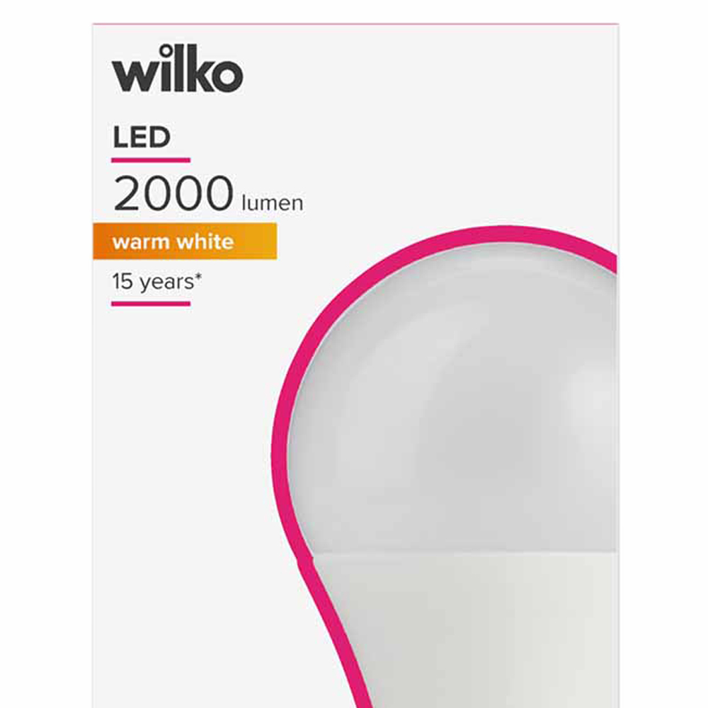 Wilko 1 pack Bayonet B22/BC 2000lm LED Standard Bulb Non Dimmable Image 5