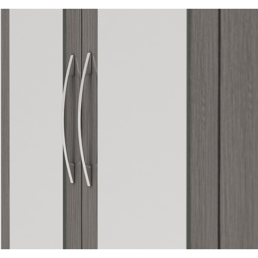 Seconique Nevada Black Wood Grain 4 Piece Bedroom Furniture Set Image 6