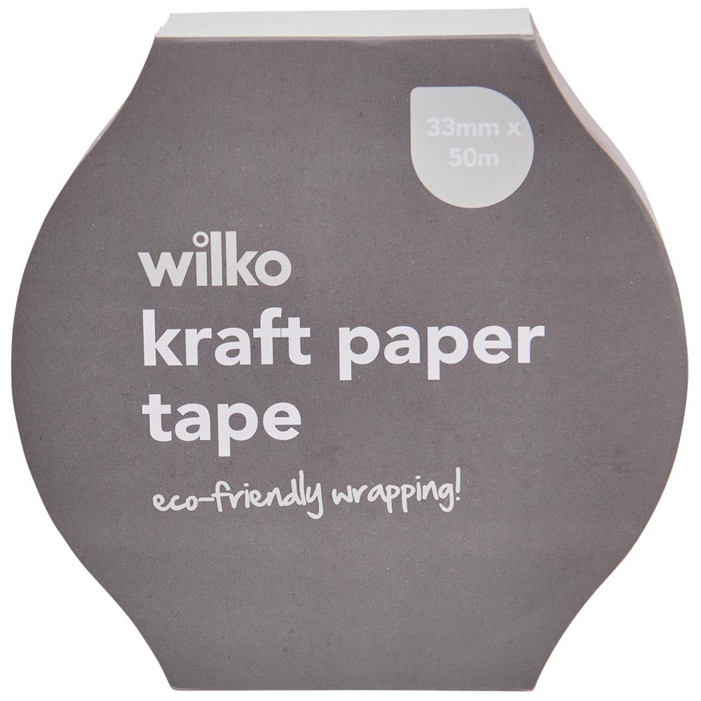 Wilko Kraft Tape 33mm x 50m Image 2