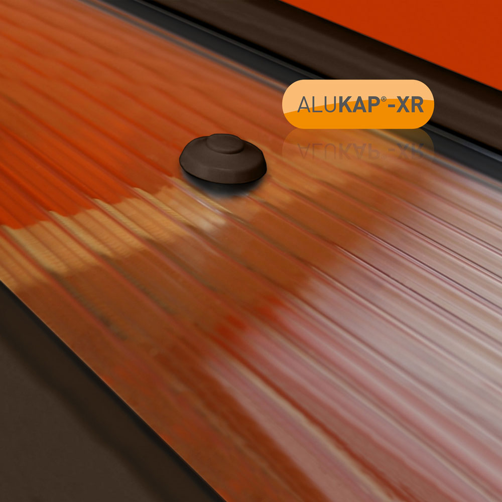 Alukap-XR Brown Fixing Buttons 50 Pack Image 2
