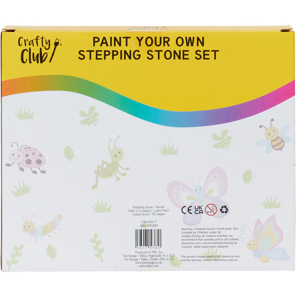 Crafty Club Paint Your Own Stepping Stone Set Image 7