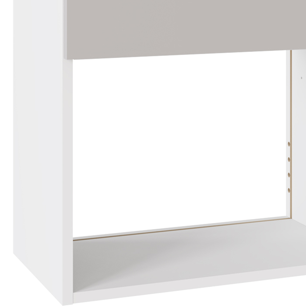 Kitchen Kit Slab Supermatt Light Grey Microwave Wall Unit 600mm Image 3