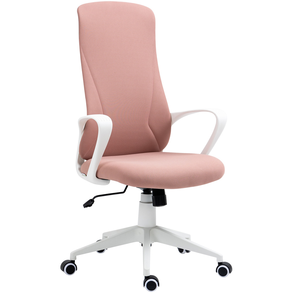 Portland Pink Elastic Swivel Office Chair Image 2