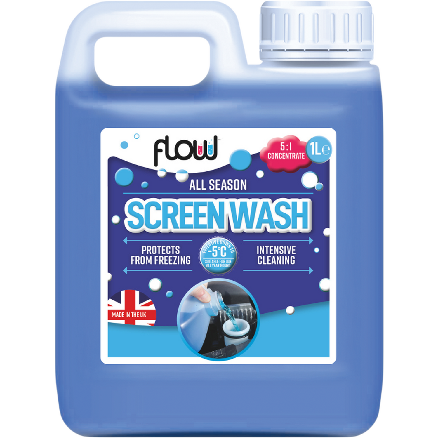 Flow All Season Screen Wash Concentrate 1L Image