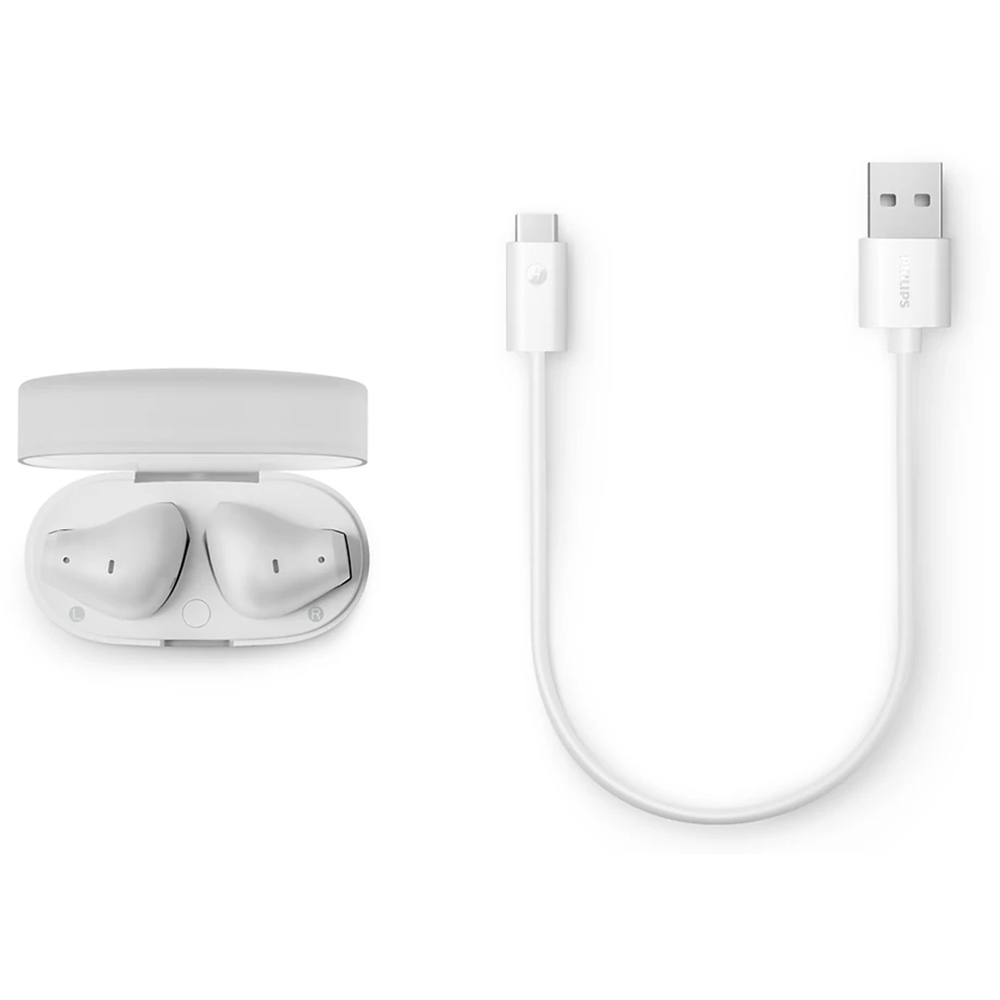 Philips True TAT2139 White Wireless Bluetooth In-Ear Headphones Image 6