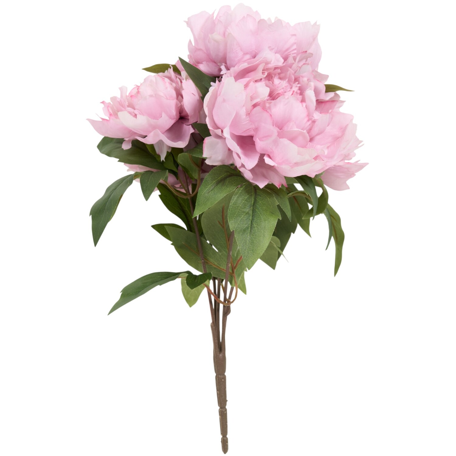 Artificial Peony Bunch Bouquet Pink Image 1
