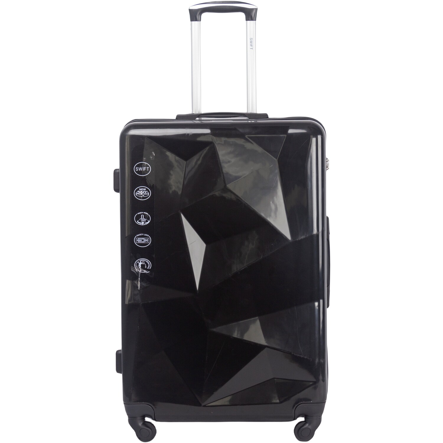 Swift Comet Suitcase - Black / Large Case Image 1