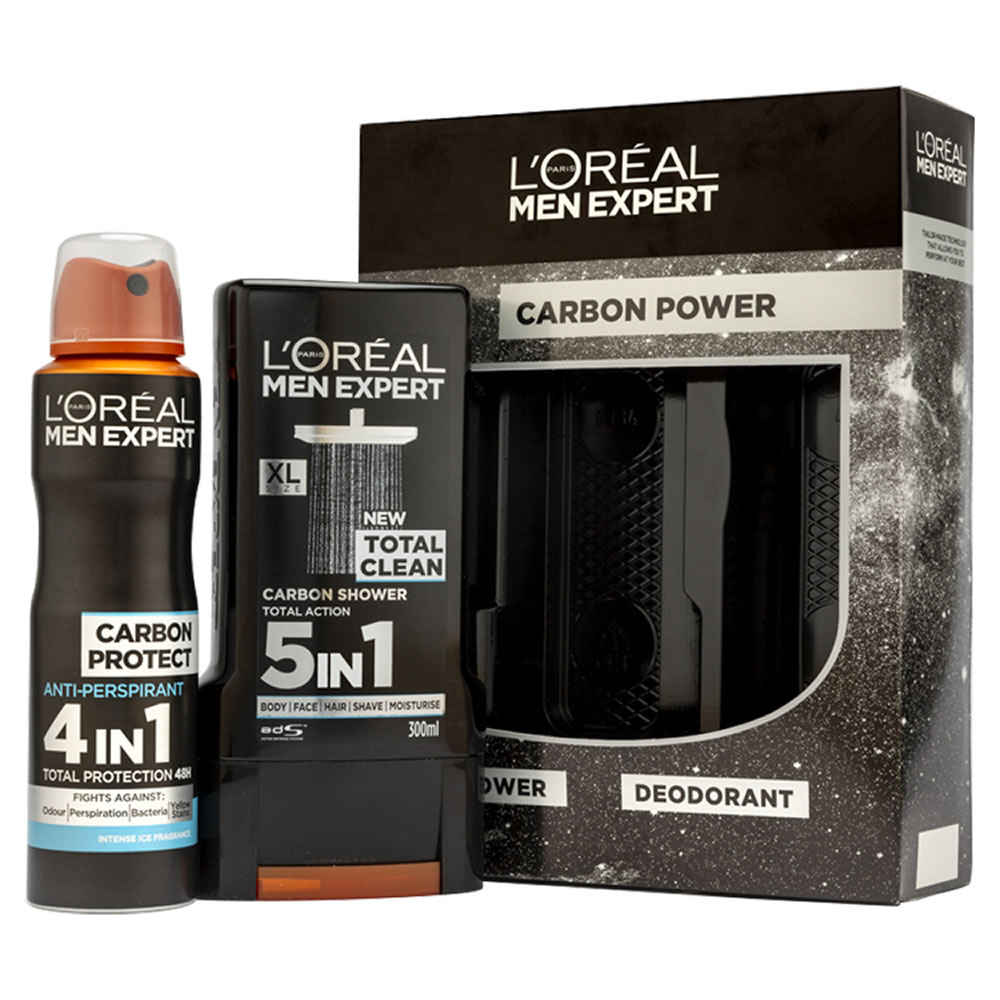 L'Oreal Men Expert Carbon Power Gift Set For Him Wilko