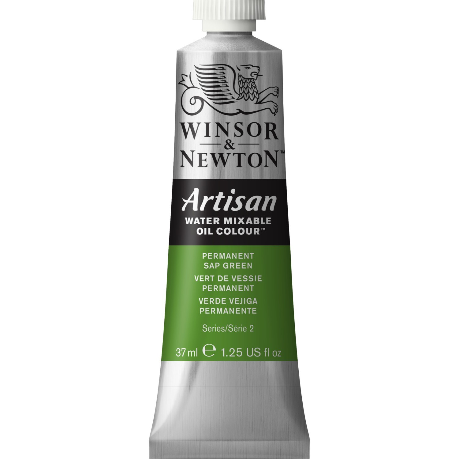 Winsor and Newton 37ml Artisan Mixable Oil Paint - Permanent Sap Green Image 1