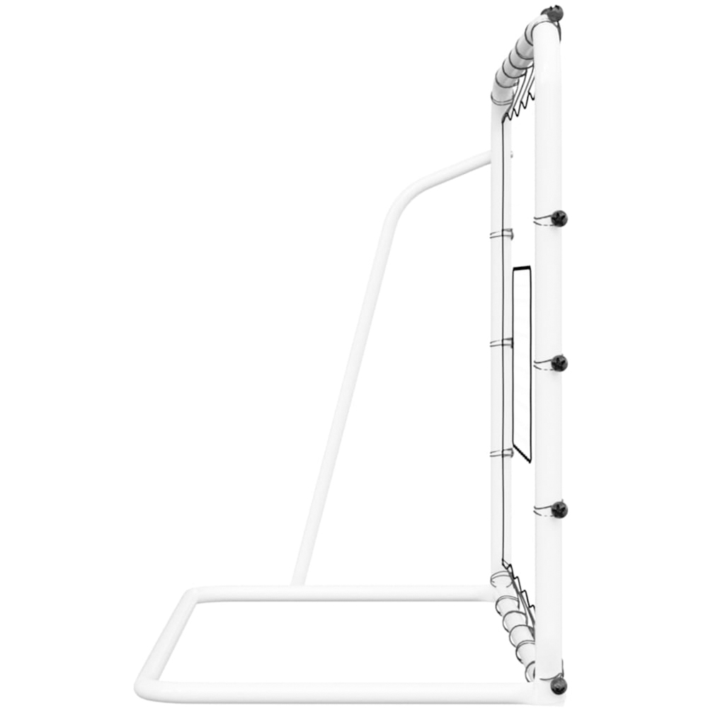 vidaXL White Football Rebounder Net 4x 6ft Image 3