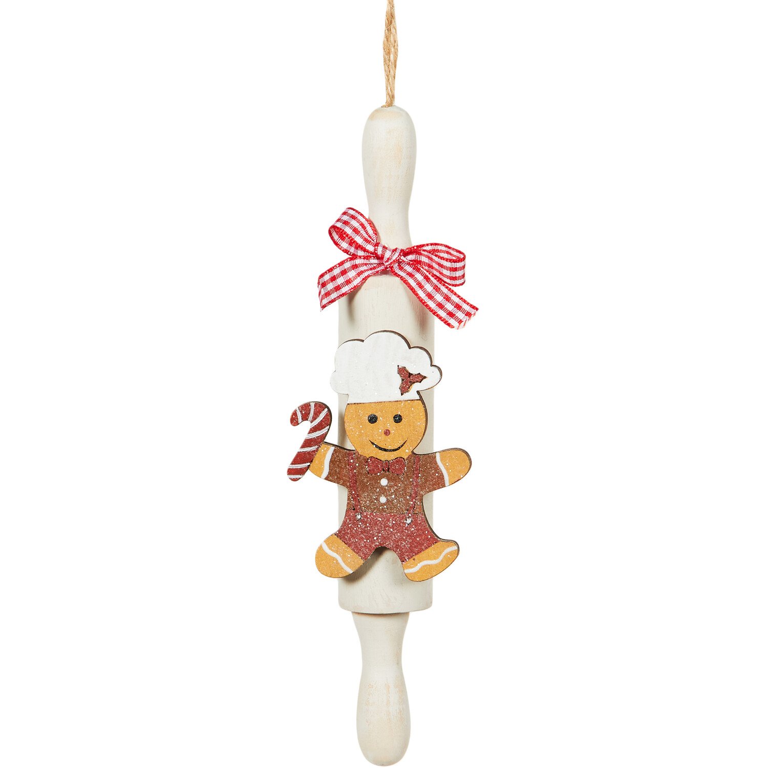 Rolling Pin Gingerbread Decoration Image 1