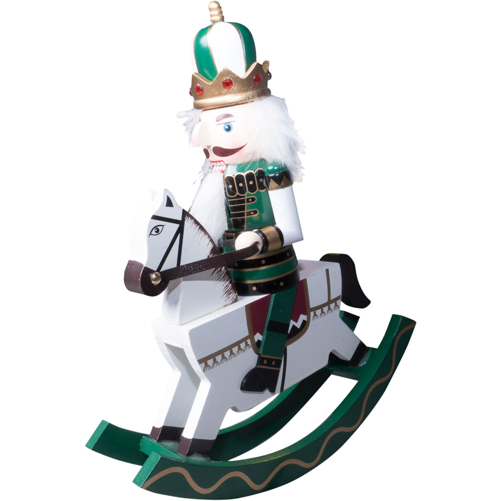 St Helens Multicolour Horseman Christmas Nutcracker Image 1