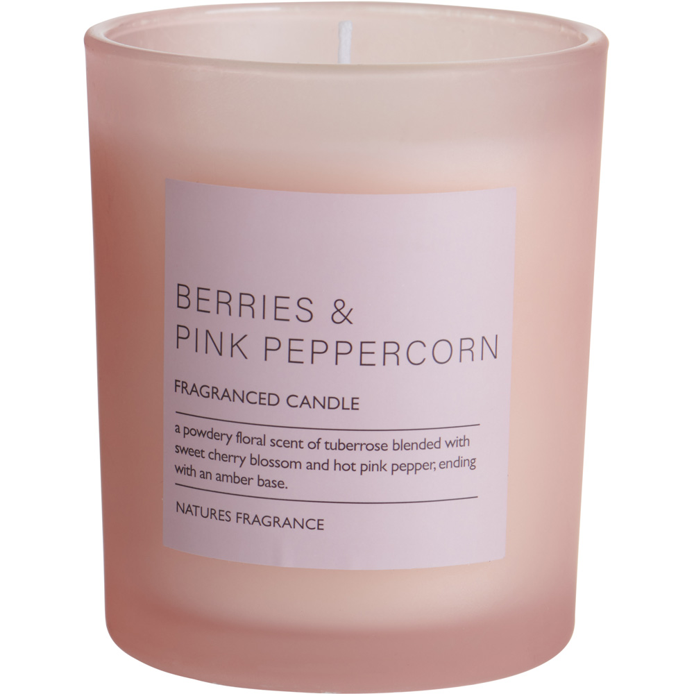 Natures Fragrance Berries and Pink Peppercorn Jar Candle Small Image 1