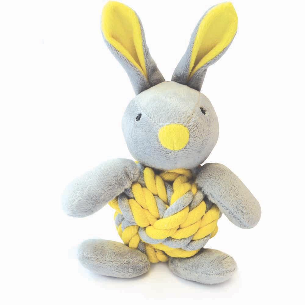 Single Little Rascals Knottie Bunny Puppy Toy in Assorted styles Image 2