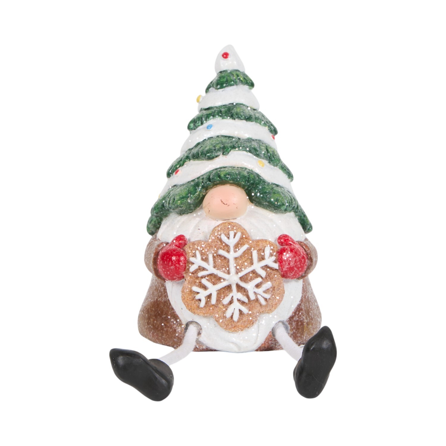 Glitter Gingerbread Gonk Shelf Sitter Image 1