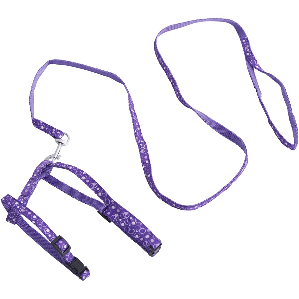 Single Wilko Medium Cat Harness and Lead in Assorted styles Image 2