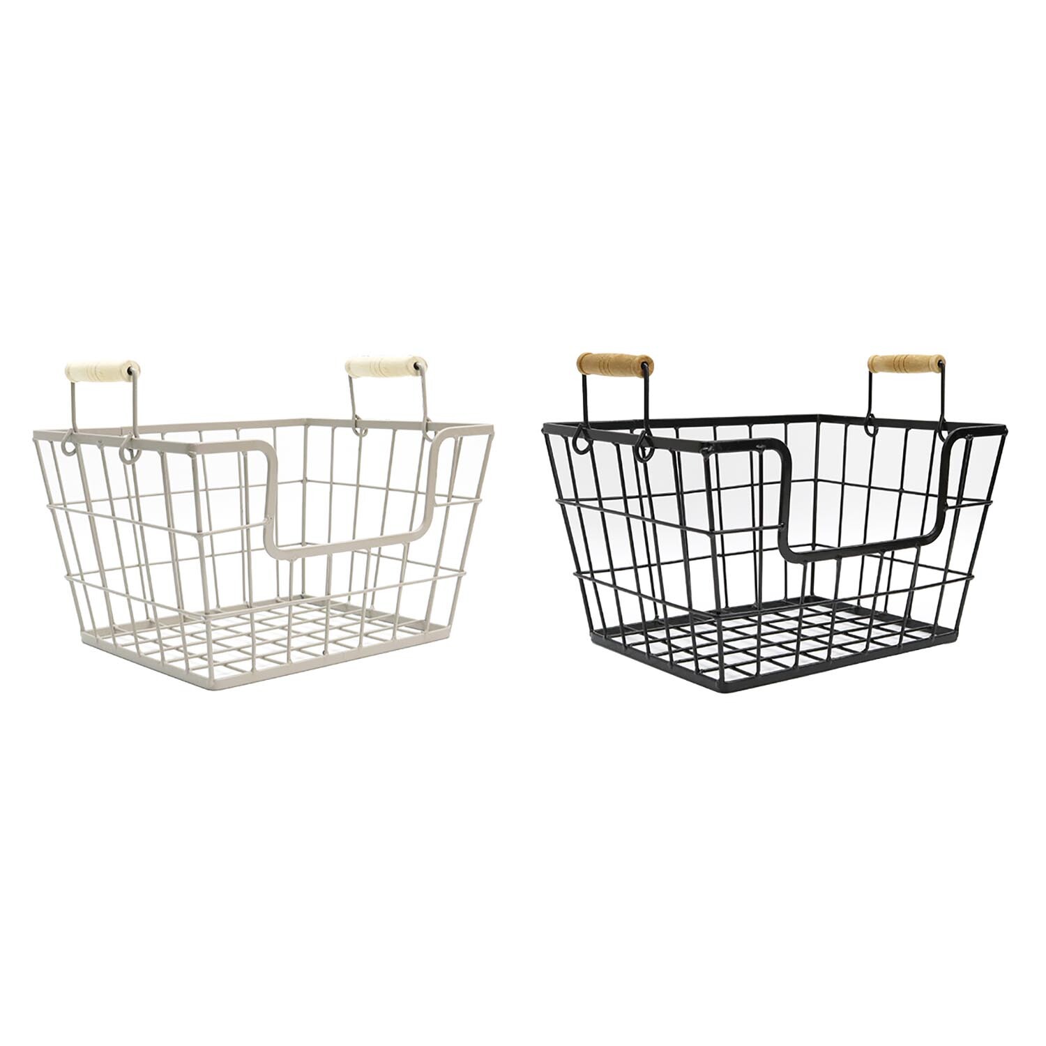 Single Malmo Wire Stackable Basket in Assorted styles Image