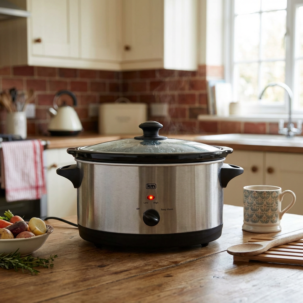 Kitchen Master Silver 5.5L Slow Cooker Image 4