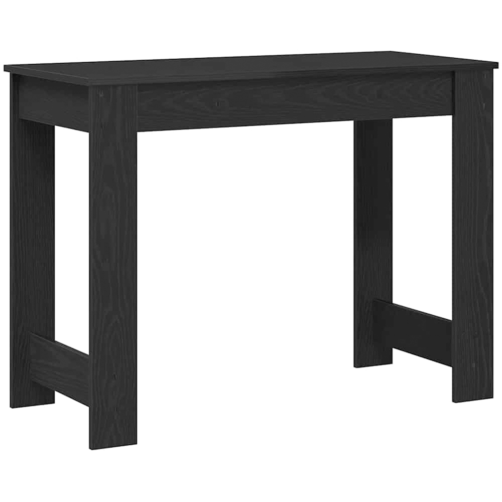 vidaXL Single Drawer Computer Desk Black Image 6