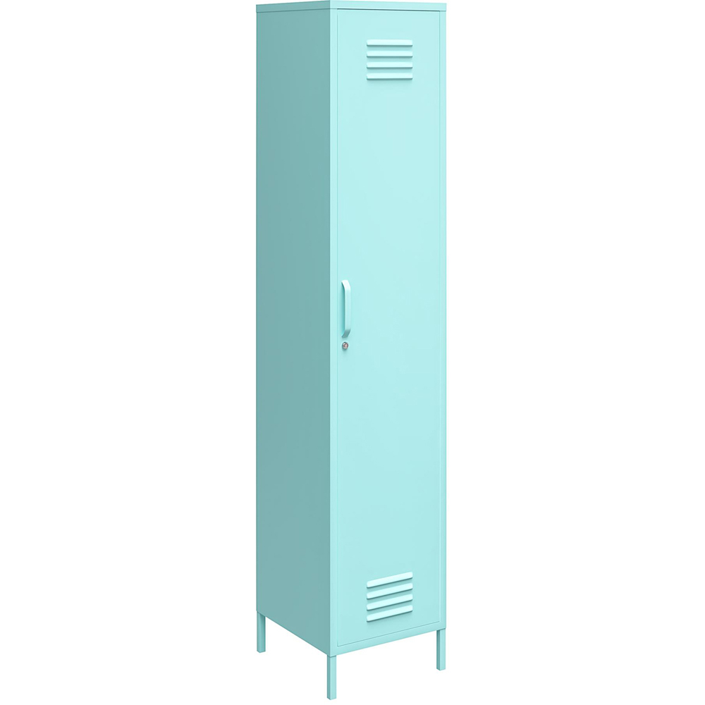 Novogratz Cache Single Door Mint Metal Locker Storage Cabinet Image 2