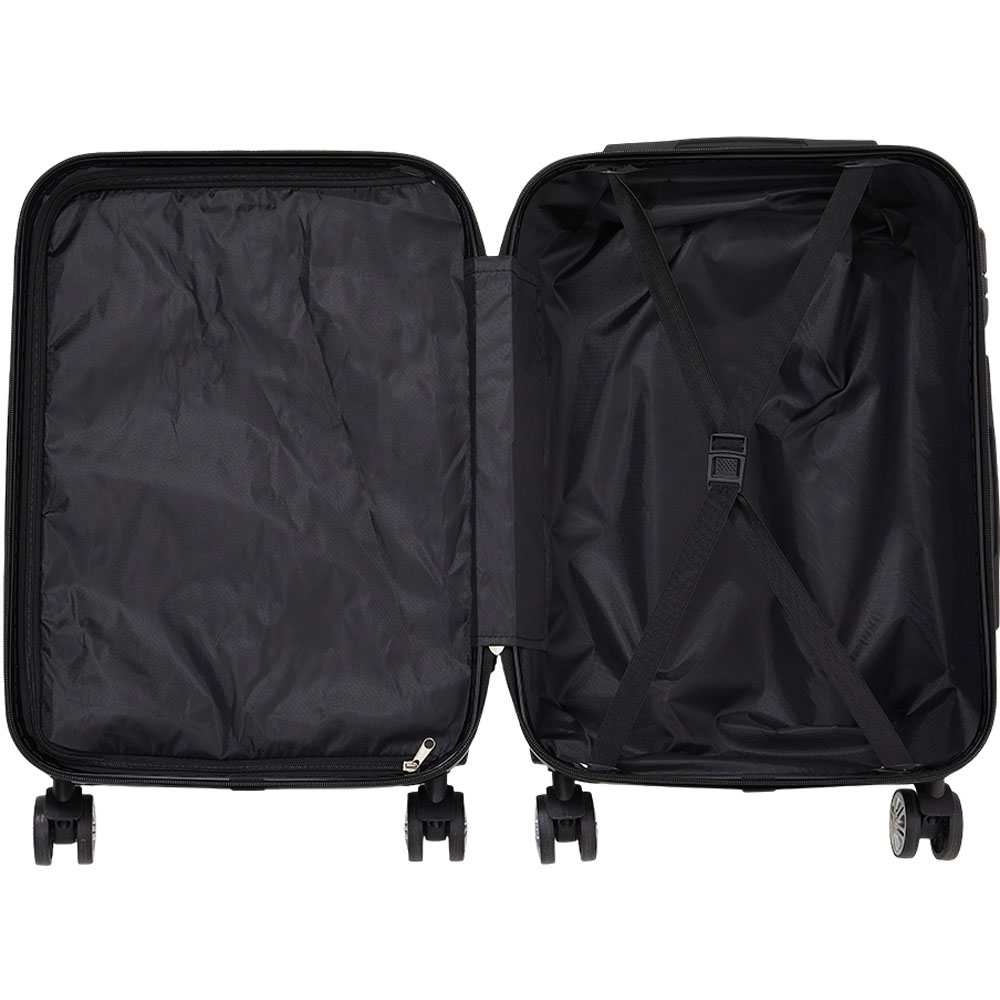 H&O Direct 20 inch Black ABS Hard Shell Travel Luggage Image 3