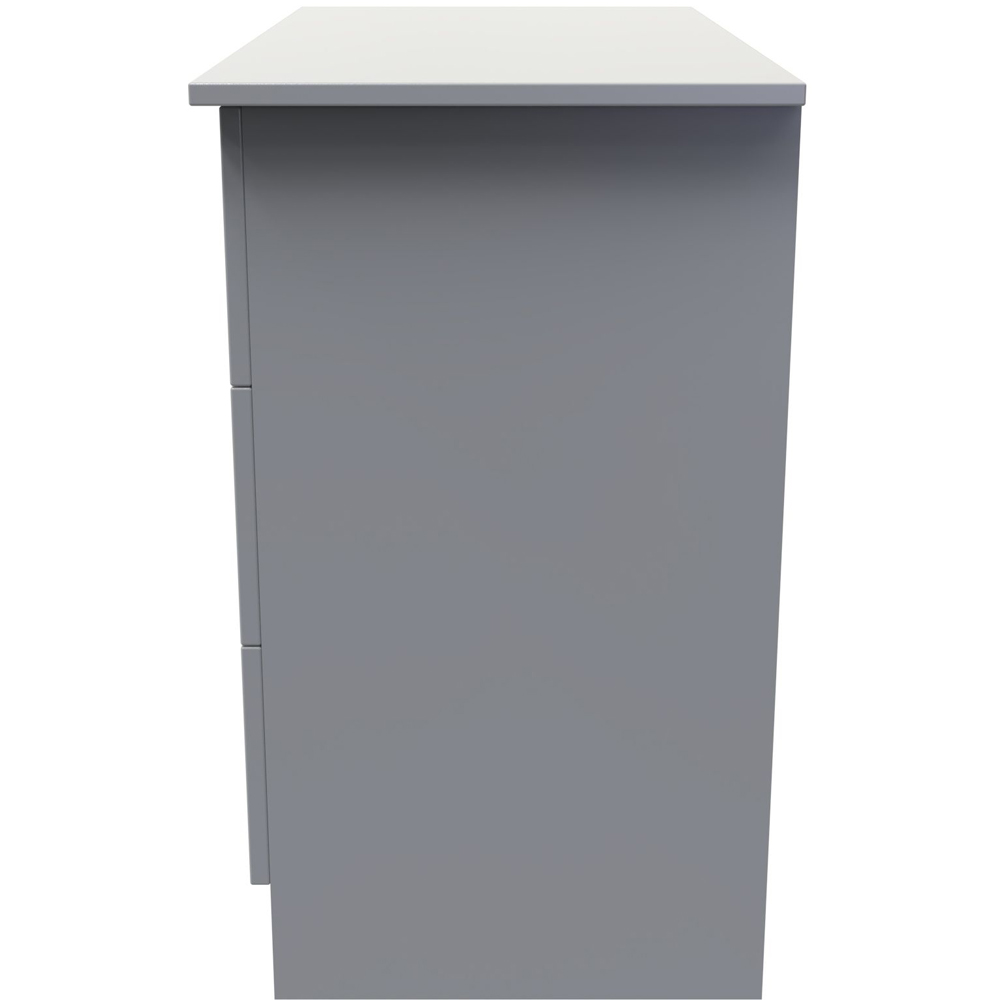 Crowndale Avon 3 Drawer Dusk Grey Chest of Drawers Image 4