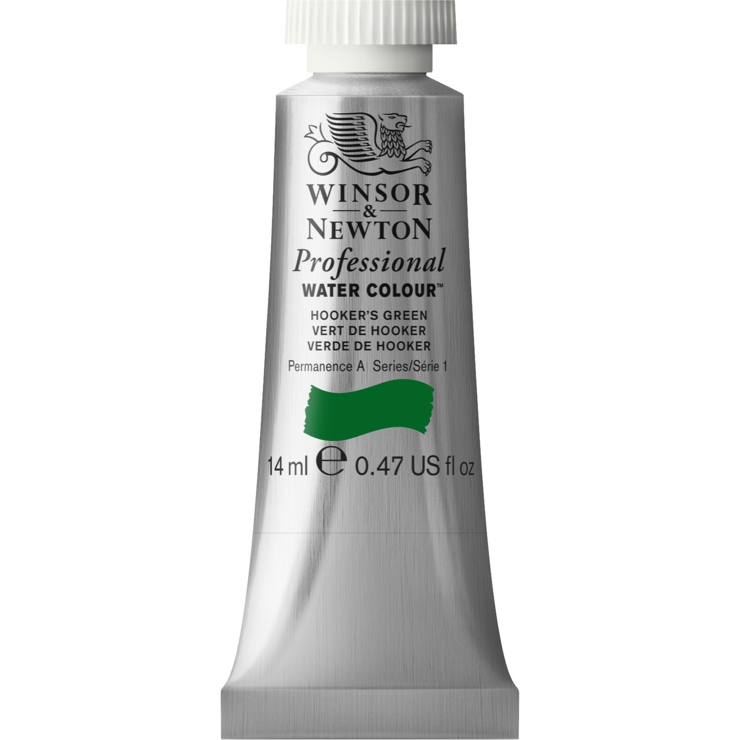 Winsor and Newton 14ml Professional Watercolour Paint - Hookers Green Image 1