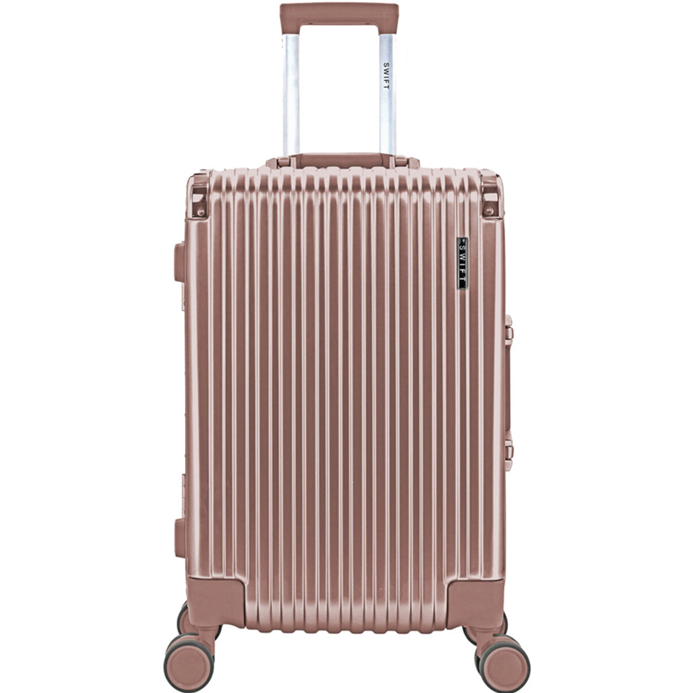 Swift Blaze Hard Shell Luggage Pink Large Image 2