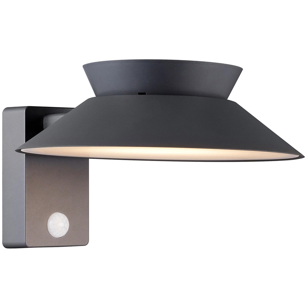 Nordlux Justina Solar Anthracite Wall Light Image 1