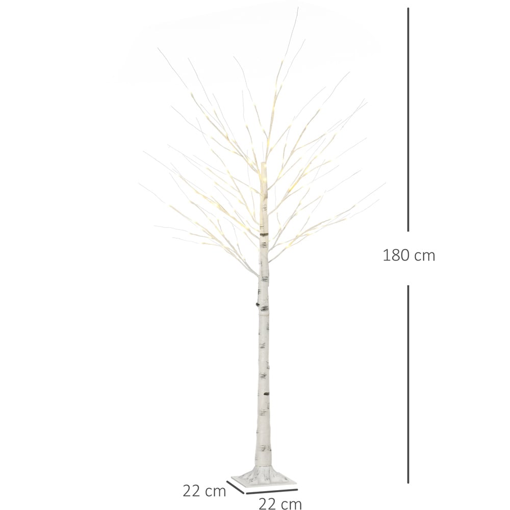 Everglow Pre-Lit Artificial Birch Tree 6ft Image 7