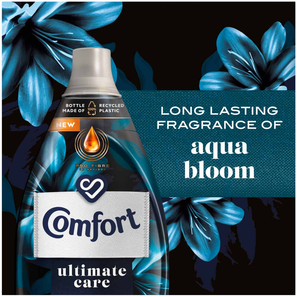 Comfort Aqua Bloom Ultimate Care Fabric Conditioner 58 Washes 870ml Image 3